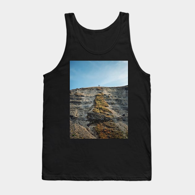 bare tree on top of a cliff Tank Top by psychoshadow